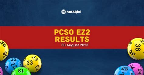 ez2 result august 2023|EZ2 RESULT Today, Wednesday, August 30, 2023.